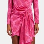 Ronny Kobo Ria Floral Jacquard Mini Dress Pink Photo 0