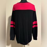 DC Comics EUC  Dark Red and Black Harley Quinn Graphic Long Sleeve Tee size 2XL Photo 4