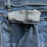 J Brand Dark Wash Maternity Skinny Ankle Jeans Side Panel Size 28 Petite Photo 8