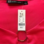 New York & Company Long Sleeve Bodysuit Pink Photo 4