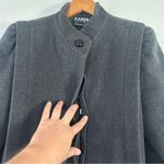 Karen Petites Gray Pea Trench Coat Wool Cashmere Blend Winter Outdoor Vintage Size undefined Photo 4