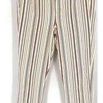 American Eagle ‎ Outfitters Women's Striped Skinny Jeans Off White Red Size 8 Photo 1