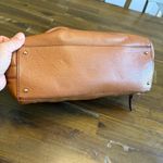 Kate Spade  Baxter Street Catalina Tan Caramel Leather Tote Bag Shoulder Work Photo 5