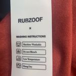 RUBZOOF Women’s Oversized‎ Sweatshirt Orange Size Small Long Cuffed Sleeves New Photo 6