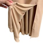 Lulus Blush Pink Chiffon Crossed Back Spaghetti Strap Women M Midi Dress Gown Photo 4