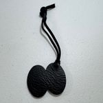 Madewell Googly Eyes Bag Charm Keychain Black Leather Fun Accessory Whimsical Photo 1