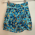 Aerie Offline by  blue printed bike shorts size S Photo 0