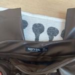 Nasty Gal Brown Faux Leather Pants Photo 2