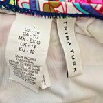 Trina Turk  Moroccan Paisley Knot Front High Leg One Piece Swimsuit Size 10 Photo 6