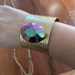 Bundle of 2 long necklaces and one bangel Gold Photo 4