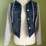 fleece lined denim jacket Blue Photo 1