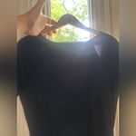 Garnet Hill size small black dress. V neck with waist detail shown in pictures. Photo 4
