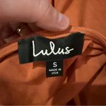 Lulus  Evolve Rust Orange Short Sleeve Wrap Maxi Dress‎ Sz S Photo 6