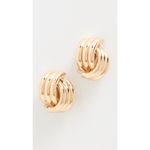 SHASHI X Revolve Knot Earrings in Gold Womens Jewelry Photo 1