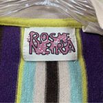 Anthropologie  Rosie Neira Striped Cream/Burgundy Cardigan Photo 1