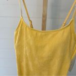 No Boundaries  Hibiscus Monokini One Piece Yellow Medium NWT Photo 2