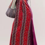 Intimately Free People Bohemian Nights Maxi Slip Dress in fiery red combo Size M Size M Photo 0