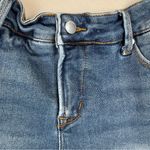 Blanqi Women's Maternity Jean Shorts Size 8 Full Panel Blue Photo 3