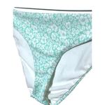 Gianni Bini Floral Bikini Swim Bottom Mint Julep Nylon Stretch Womens 8 NWT Photo 1