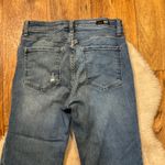 Kut From The Kloth Size 8 Denim Jeans Button Front Raw Hem Medium Blue Raw Hem Photo 7