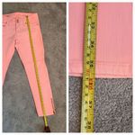 Lilly Pulitzer Pants Womens 4 Coral Pink Denim Jeans Worth Skinny Mini Zip Photo 5