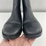 Everlane Size 7 Leather Chelsea Boots Bootie Italian Black Square Toe Women’s Photo 5