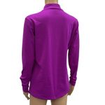 Champion  Athletic Fitted Fuchsia Long Sleeve Fleece Lined Mock Neck Shirt XL Photo 4