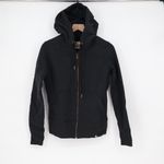 AMERICAN GIANT Womens Black Full Zip Hoodie Cotton Made in USA Size S Photo 1