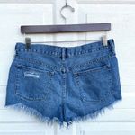 We The Free Womens Jeans Denim Distressed Cut Off Frayed Button Fly Size 30 Photo 2
