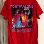 Post Malone Tee Red Size M Photo 1