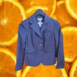 Ann Taylor Ann‎ Taylor LOFT Petites Pinstripe 3 Piece Wool Blend Pant Suit Set 0P SP Photo 2