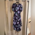 A New Day Purple Floral High Low Dress Photo 1