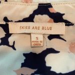 Skies Are Blue  Tab Sleeve Button Down Blouse Photo 4