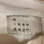 A New Day NWT Quilted Puffer white cream top handle hand purse bag Photo 2