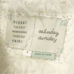 Anthropologie  Saturday‎ Sunday Size Medium Sherpa Full Zip Moto Vest Full Zip Photo 4