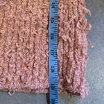 onetheland  Shaggy Sweater Womens Waist Length Cowl Neck S Small Blush Pink Photo 6