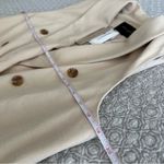 Banana Republic NEW! Tan Beige Double Breasted Sleeveless Blazer Vest Size 6 Photo 8