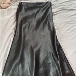 Double Zero Black Cowl Neck Satin Dress Photo 0