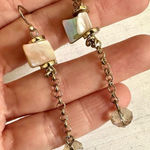 Long abalone chain earrings Photo 0