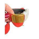 Balmain NIB Uma Suede High Heel Sandals in Red Size EU 38/US 8 Photo 3