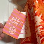 Kortni Jeane NWT  Orange Tropical Tank Bikini Top with Ruched High Rise Bottoms Photo 6