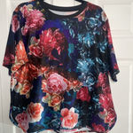 Johnny Was  Active Womens Large Floral Performance Top Photo 0