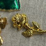 Vintage Rare Collectible bundle of Angel, holiday themed pins, set of 4, faith Gold Photo 5