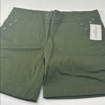 Sag Harbor  Olive Green Women's Shorts Photo 14