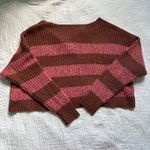 American Eagle  striped cropped sweater Photo 5