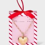 Puffy Heart Locket Charm Necklace Photo 0