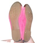 Clarks  indigo pink flats perforated leather tortoise shell cap flats  size 10 Photo 3