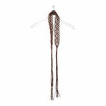 Boho Western Brown Cognac Braided Macramé Fringe Belt Women’s Size Small Medium Photo 5