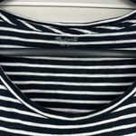 Madewell 🖤 Black and White Striped Fitted Short Sleeve T-Shirt Photo 3