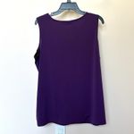 Susan Graver  Tank Top Women's Size XL Purple Pullover Stretch Career Casual Photo 2
